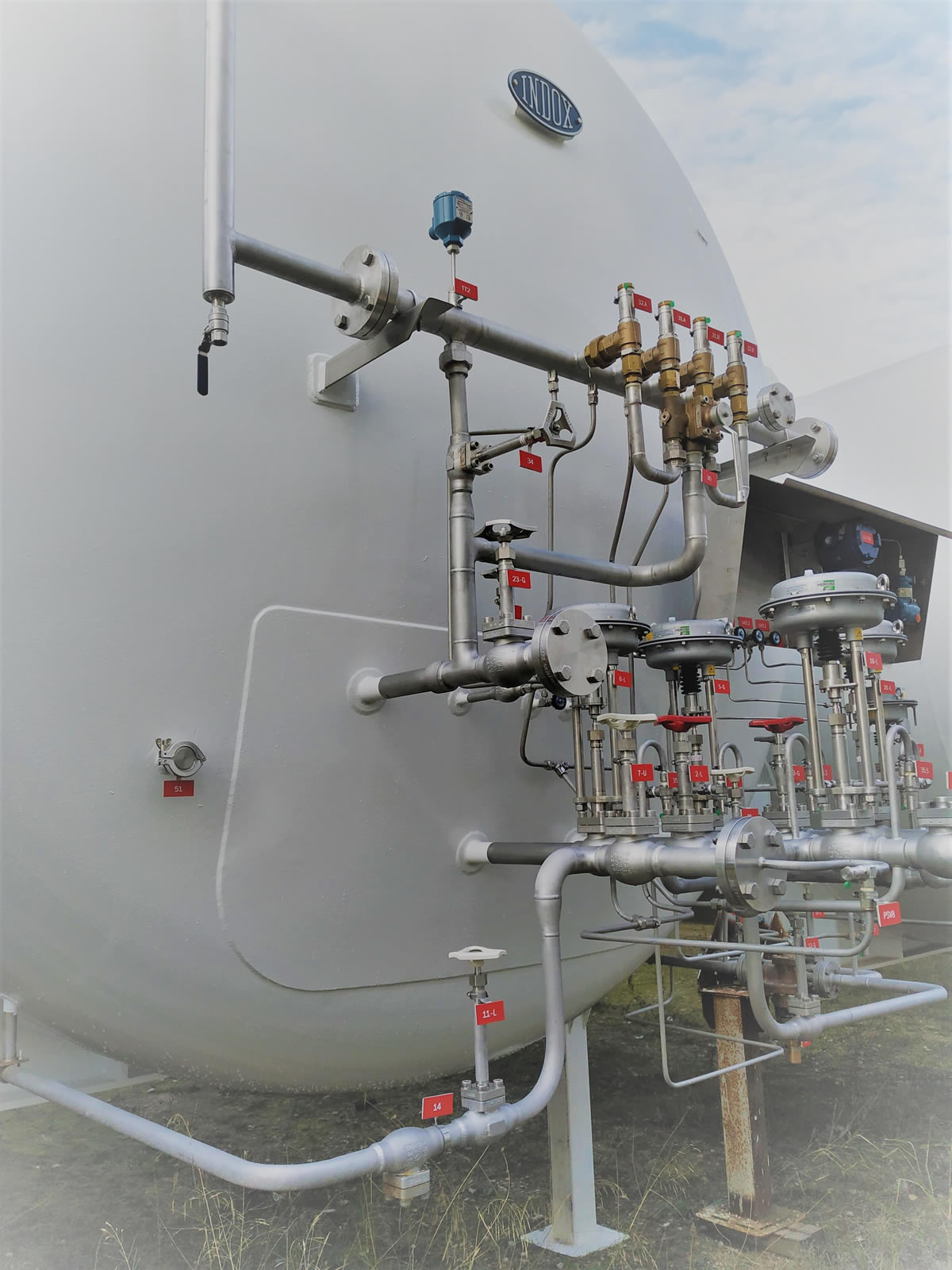 Steel Bombe application: industry Cryogenics